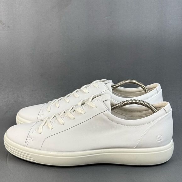 ECCO Soft 7 City Sneaker SHOES White men’s size 11-11.5 - Picture 4 of 10